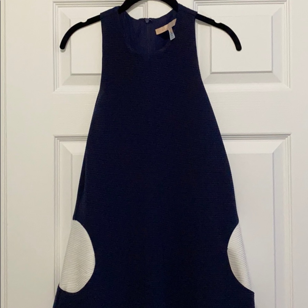 Anthropologie Navy Sleeveless Dress